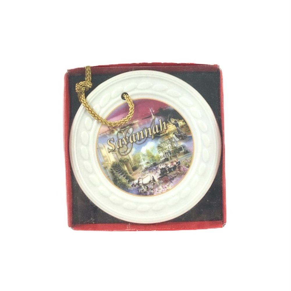 Savannah Christmas Tree Ceramic Porcelain Ornament